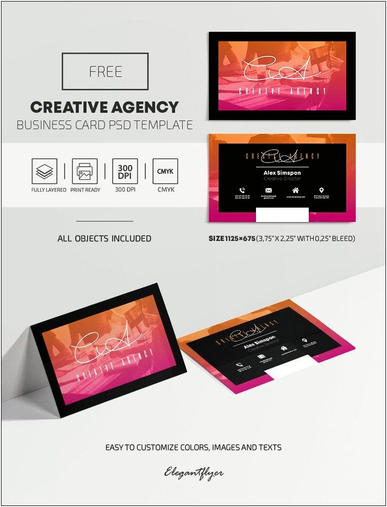 Calling Card Template Free Download Psd
