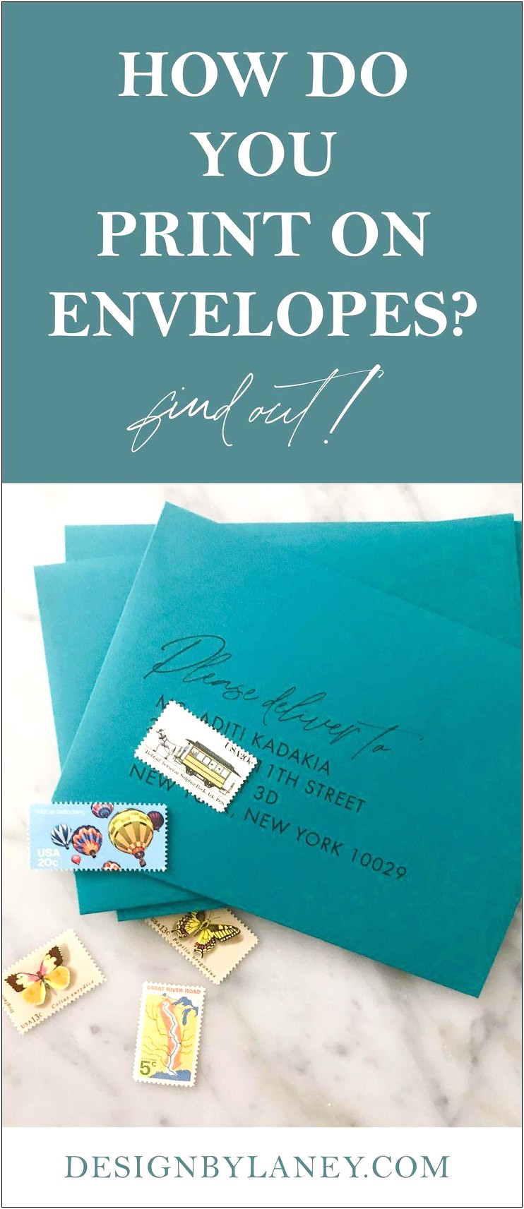 Can I Print My Wedding Invitation Envelopes