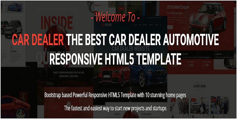 Car Dealer Responsive Html5 Css3 Template Free Download