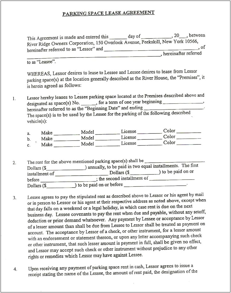 Car Hire Agreement Template Free Uk