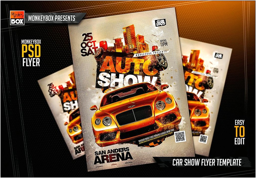 Car Show Flyer Template Psd Free
