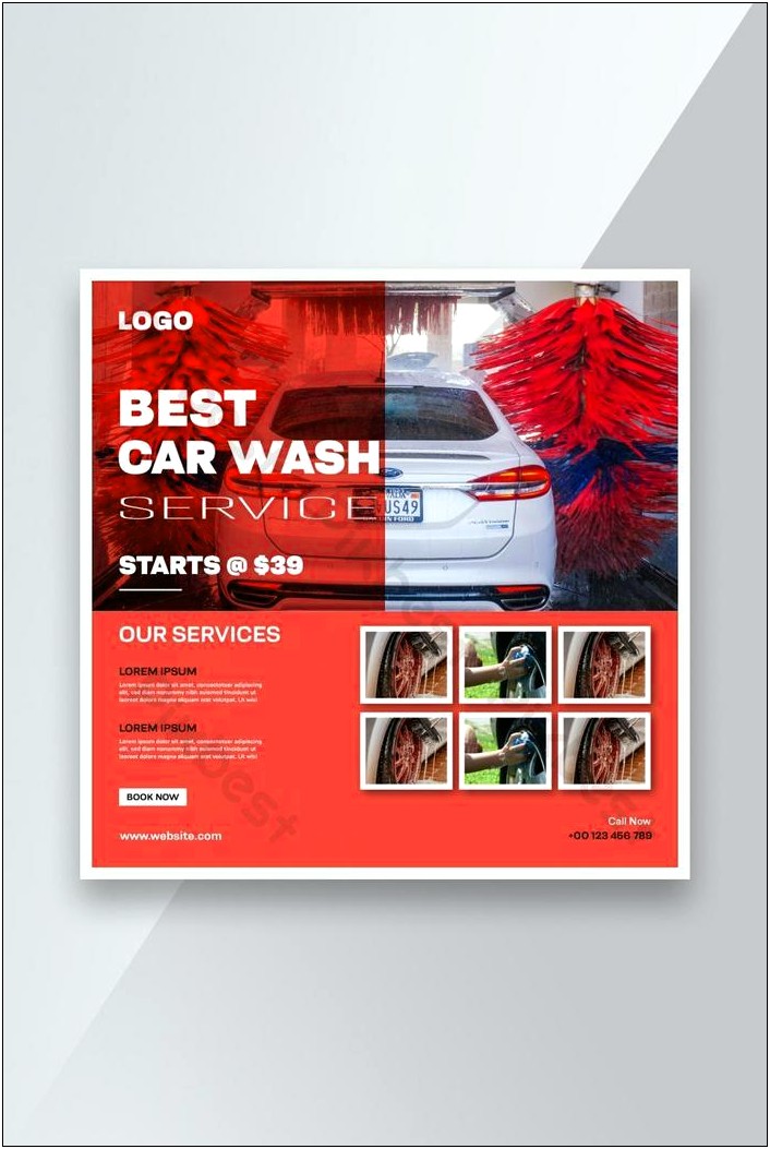 Car Wash Bootstrap Template Free Download