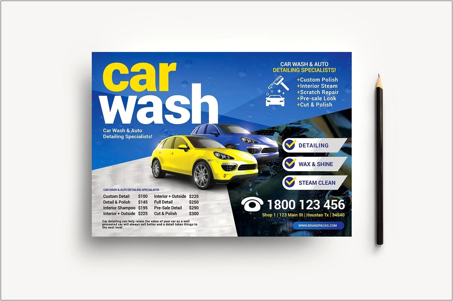 Car Wash Flyer Templates Free Download