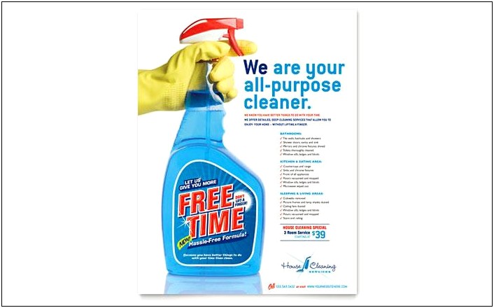 Carpet Cleaning Flyer Template Free Download