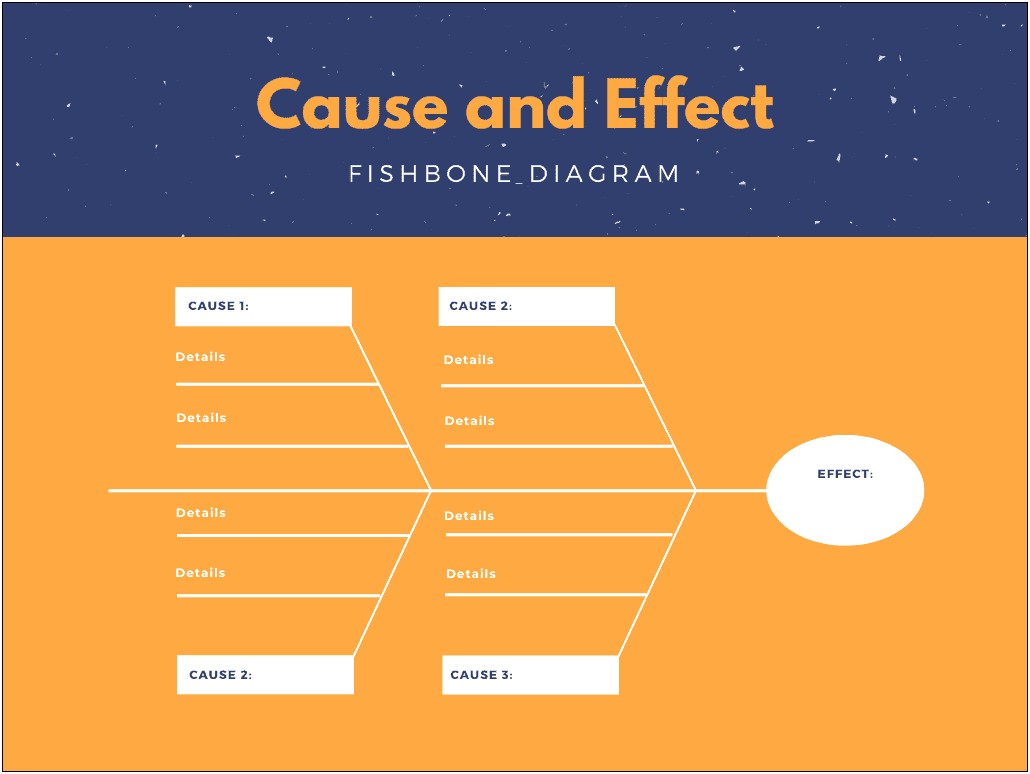 Cause And Effect Graphic Organizer Template Free
