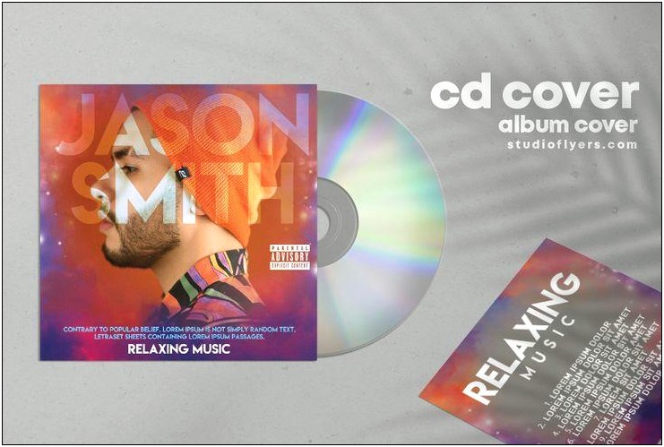 Cd Cover Template Free Download Psd
