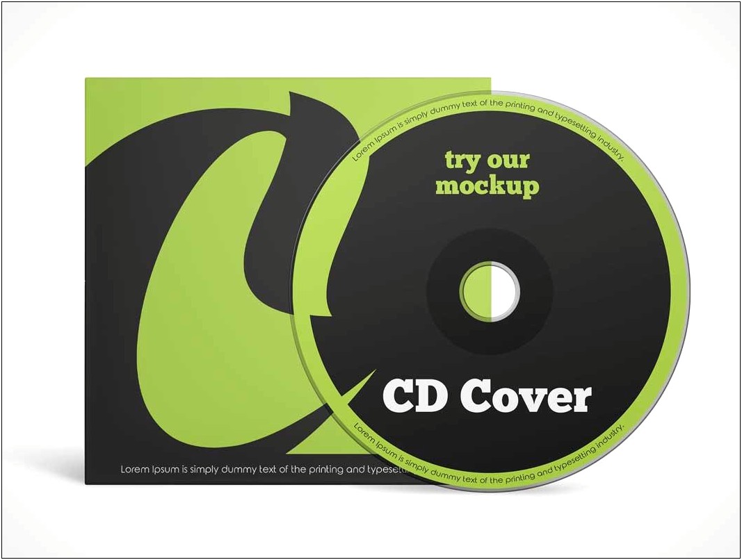 Cd Sticker Template Psd Free Download