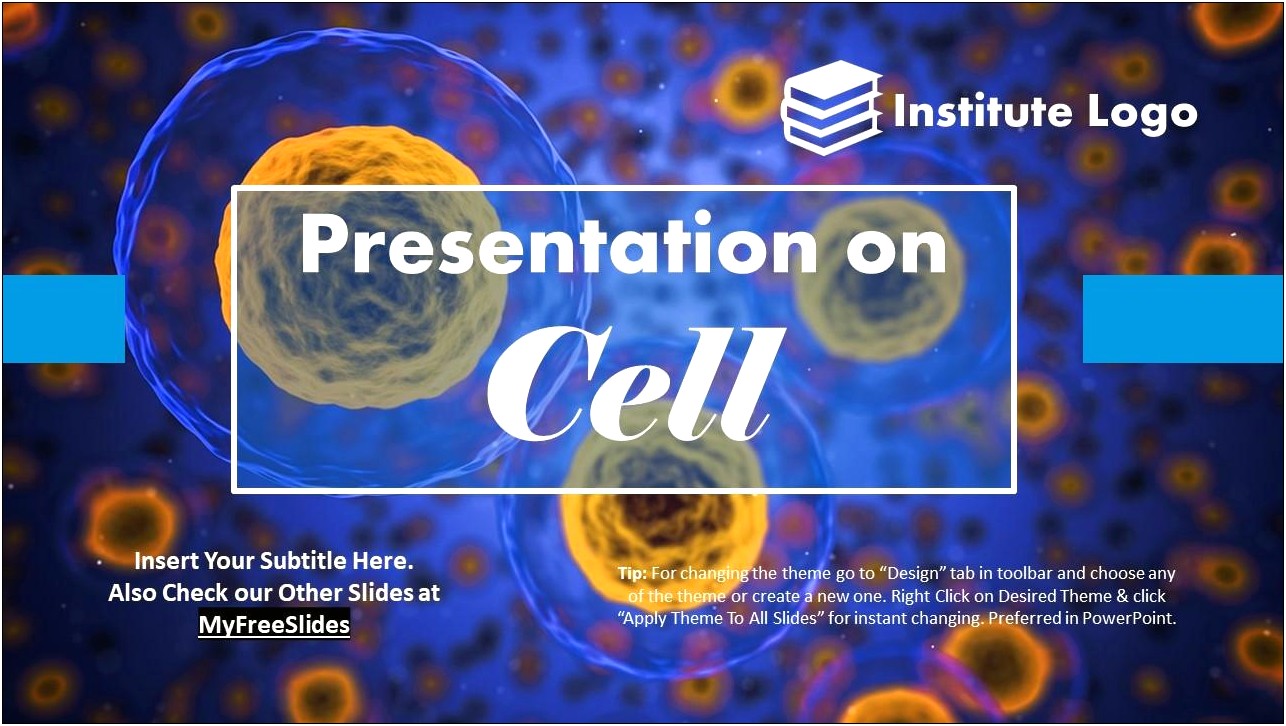 Cell Structure Ppt Template Free Download