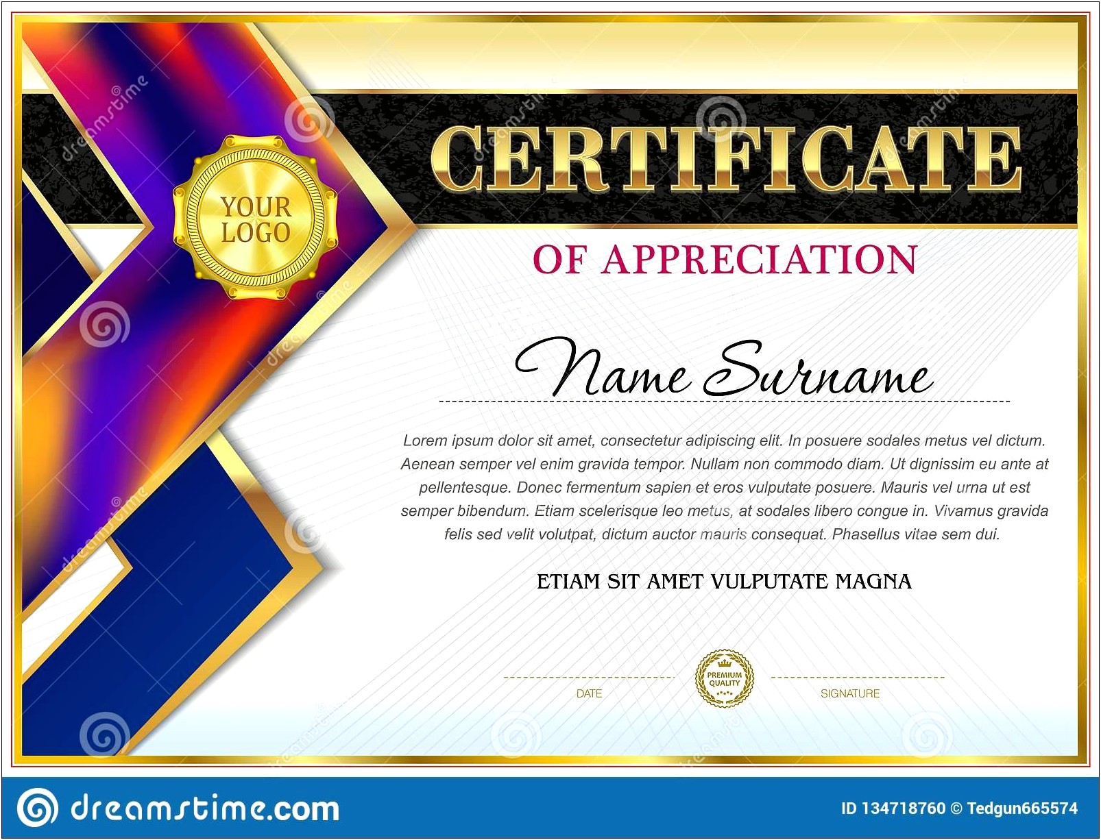 Certificate Of Appreciation Download Template Free