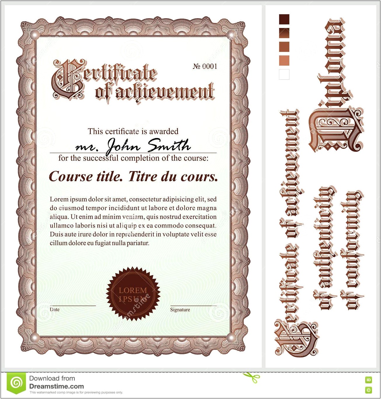 Certificate Of Authenticity Template Free Download