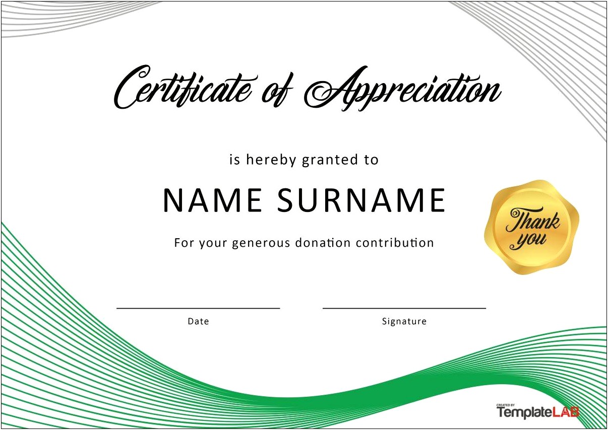 Certificate Of Participation Free Template Download