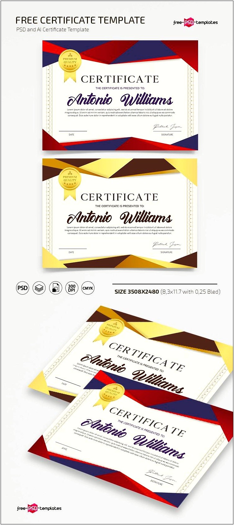 Certificate Templates For Photoshop Cs3 Free Download