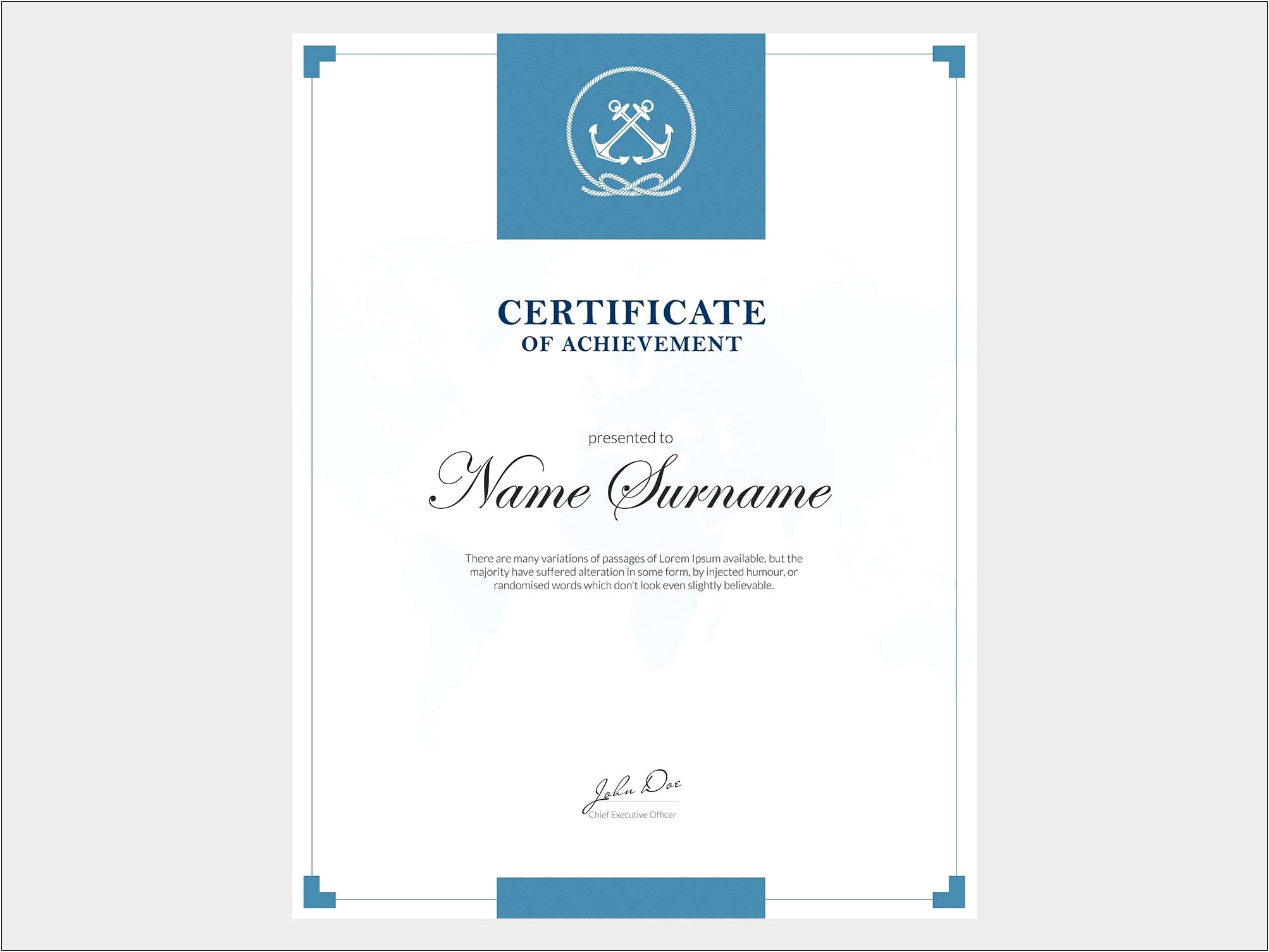 Certificate Templates Psd Files Free Download