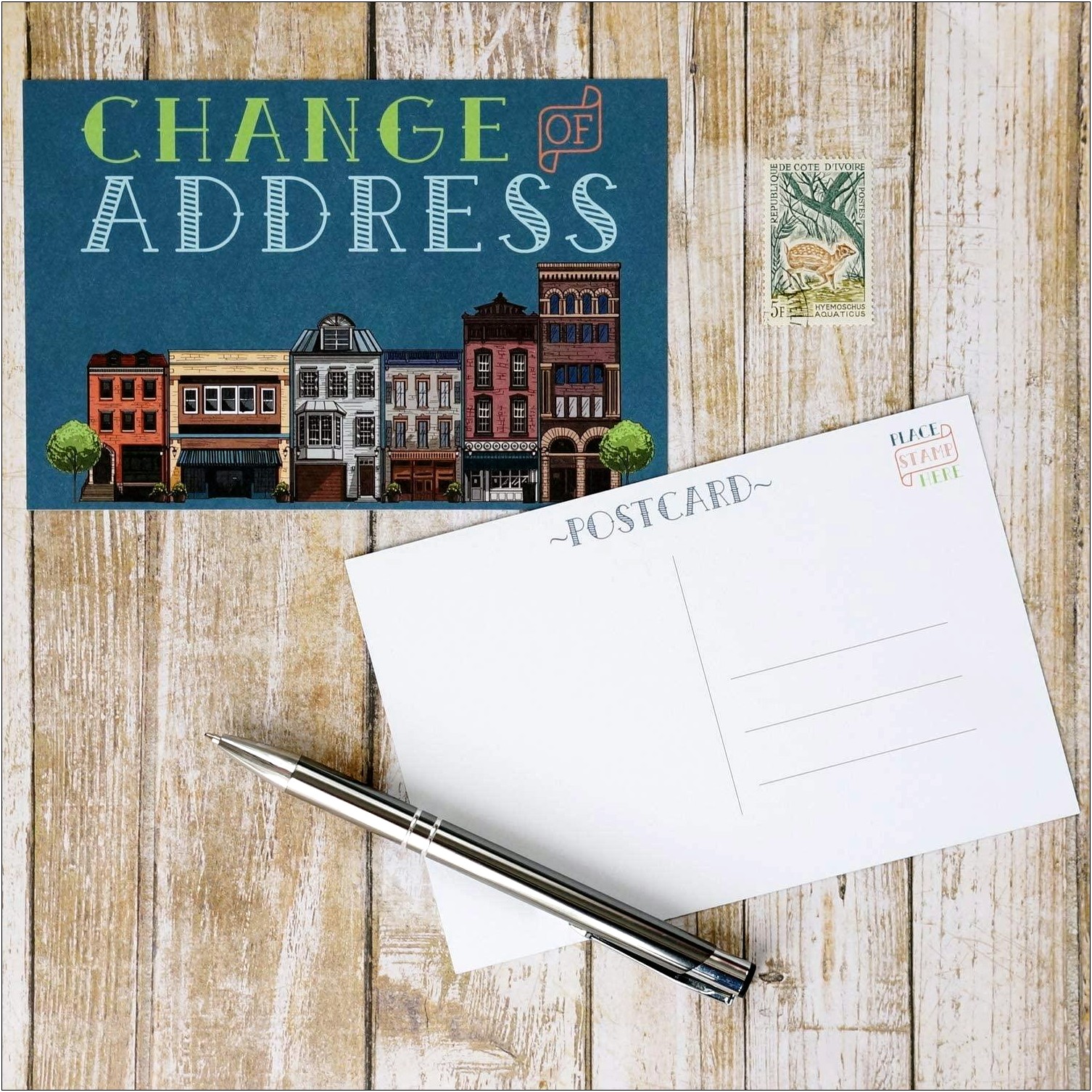 Change Of Address Postcard Template Free Download
