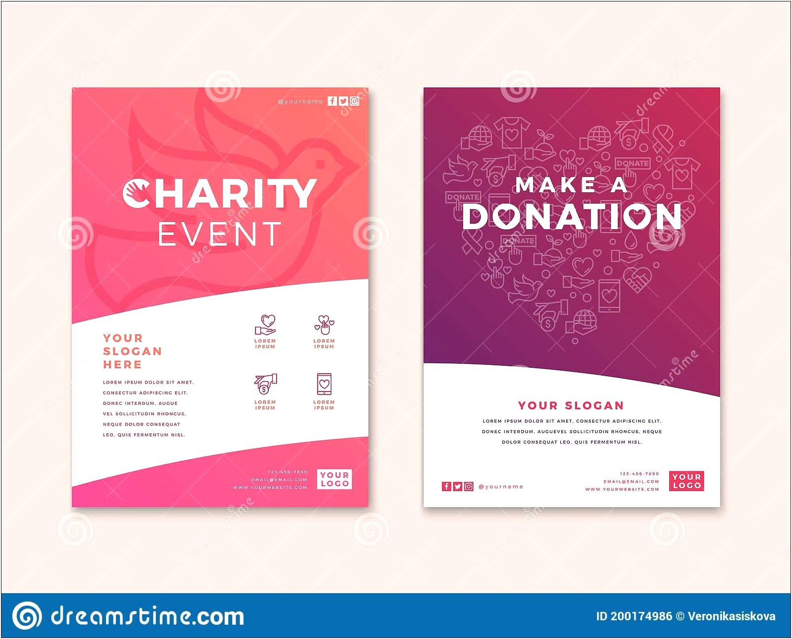 Charity Event Flyer Template Free Download