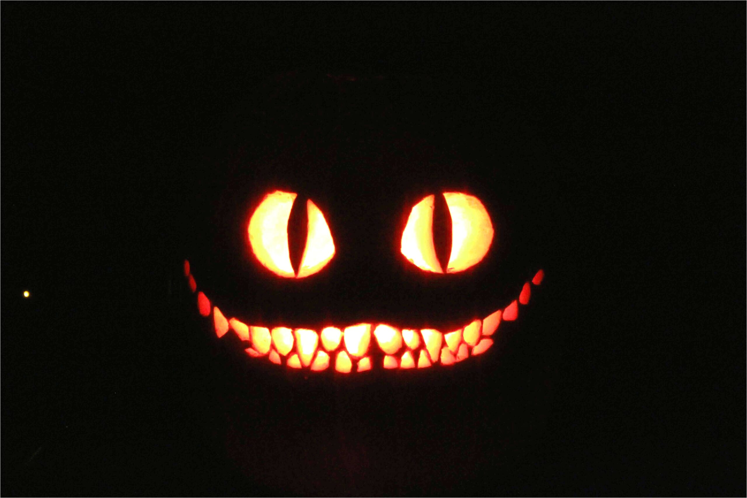 Cheshire Cat Pumpkin Carving Templates Free