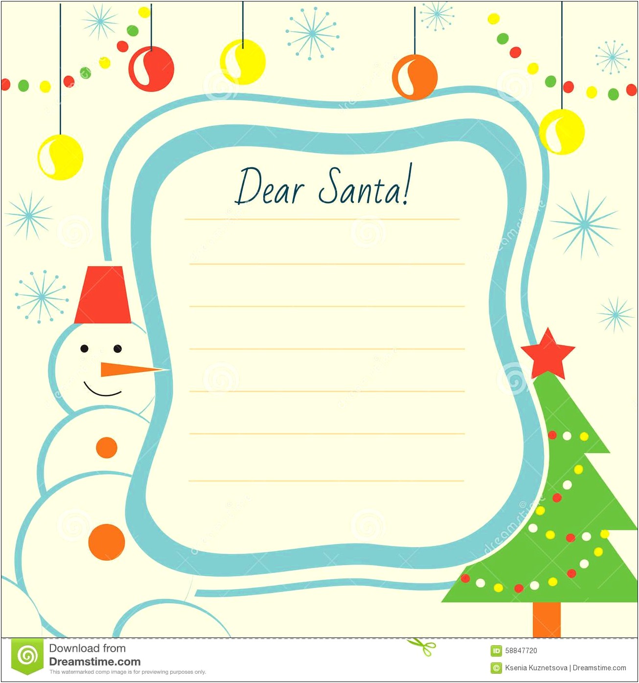 Children's Christmas Card Templates Free