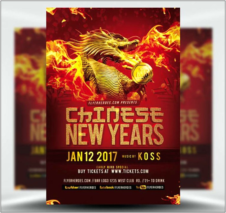 Chinese New Year 2016 Templates Free