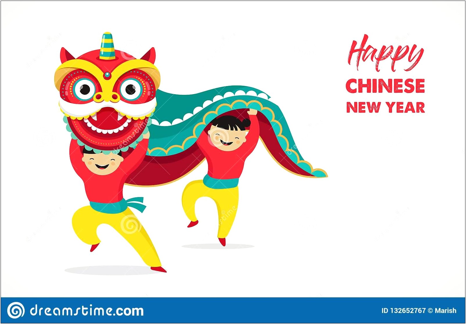 Chinese New Year Dragon Template Free