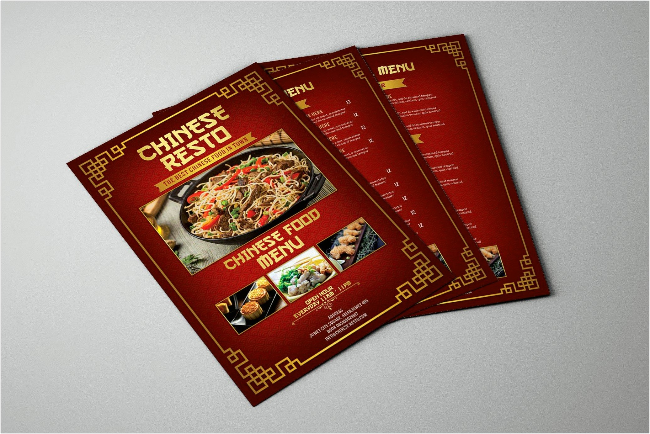 Chinese Restaurant Flyer Templates Free Download