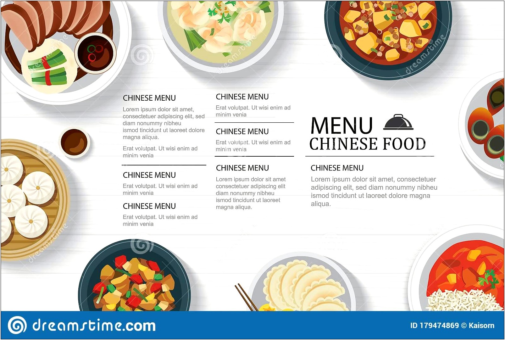 Chinese Restaurant Menu Template Free Download