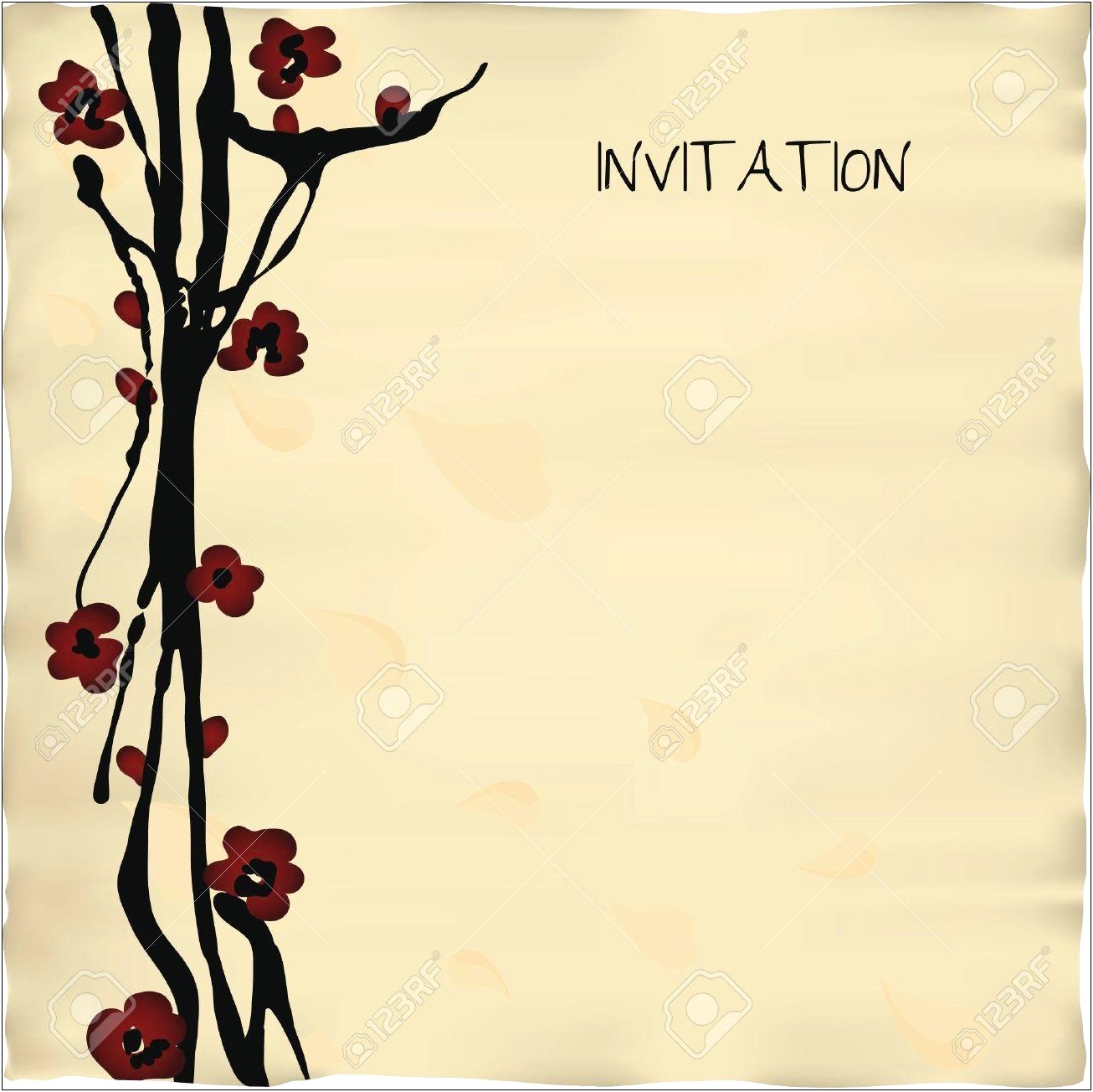 Chinese Wedding Invitation Card Template Free Download