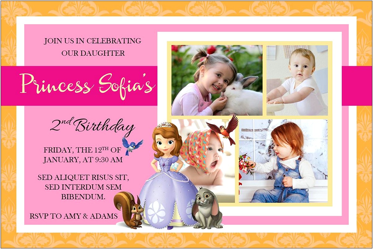 Christening Invitation Card Template Free Download
