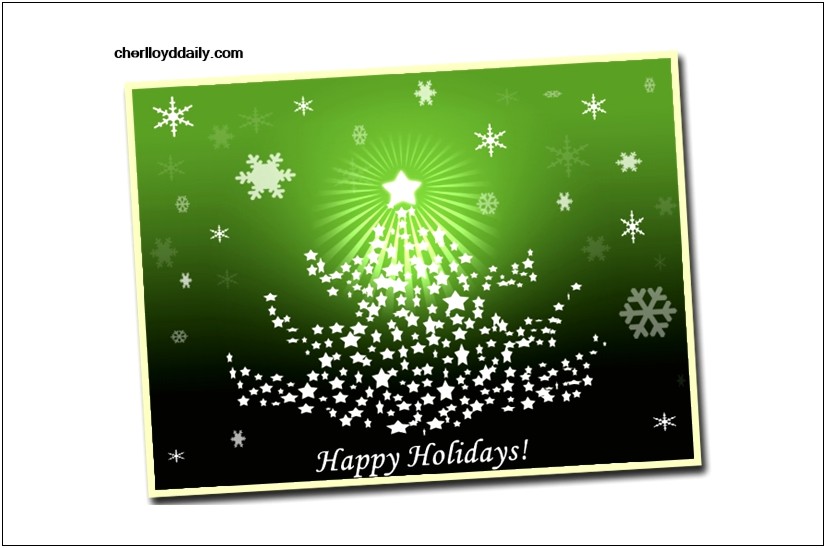 Christmas Card Templates Free Download Photo