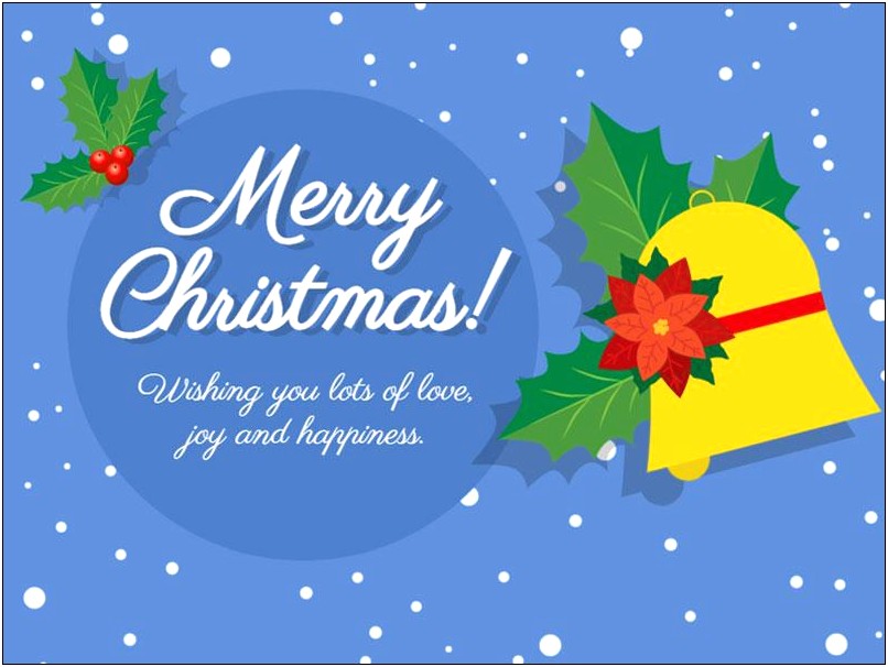 Christmas Card Templates Online For Free