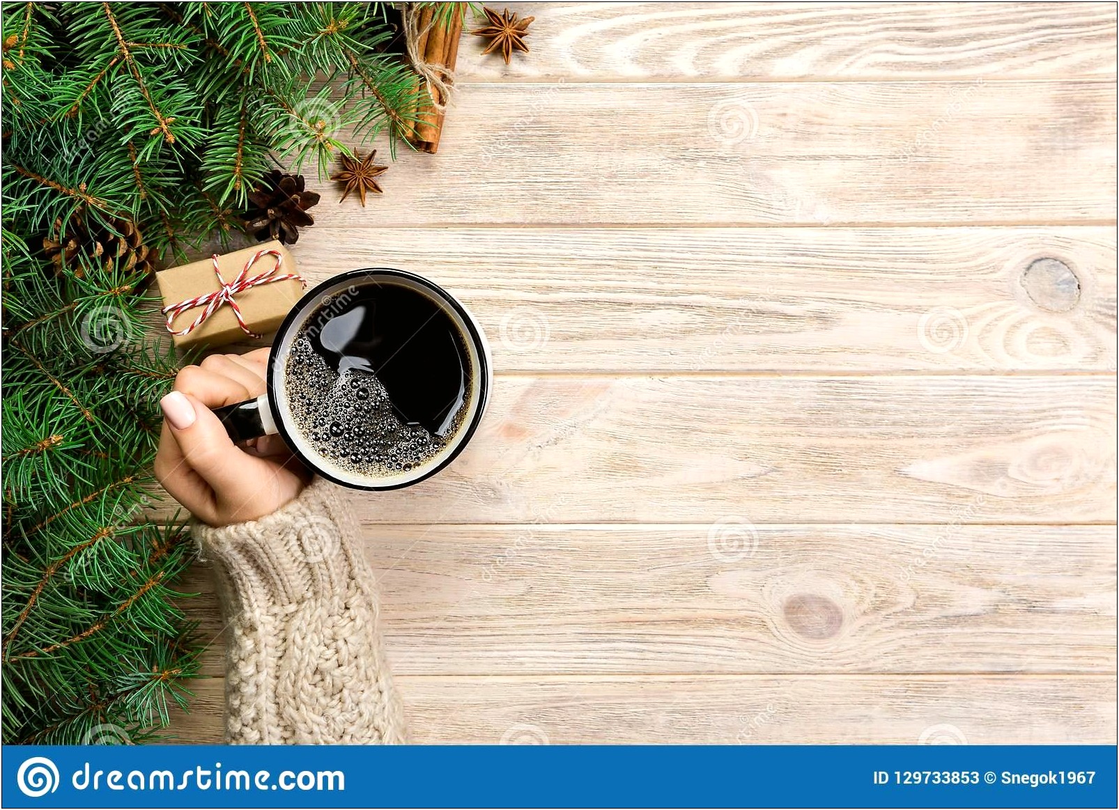 Christmas Coffee Morning Poster Template Free