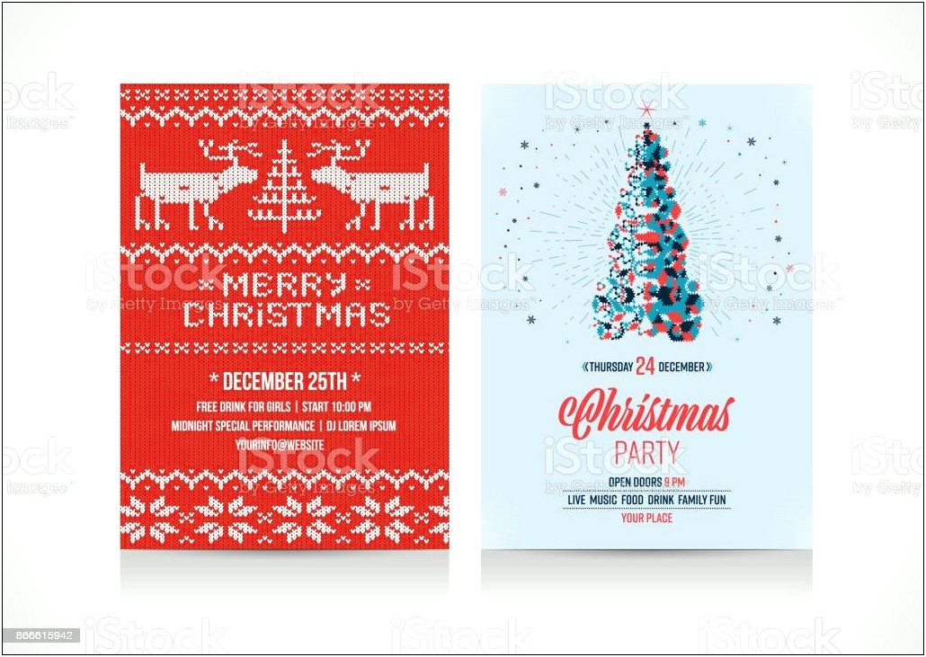 Christmas Dinner Invitation Templates Free Printable