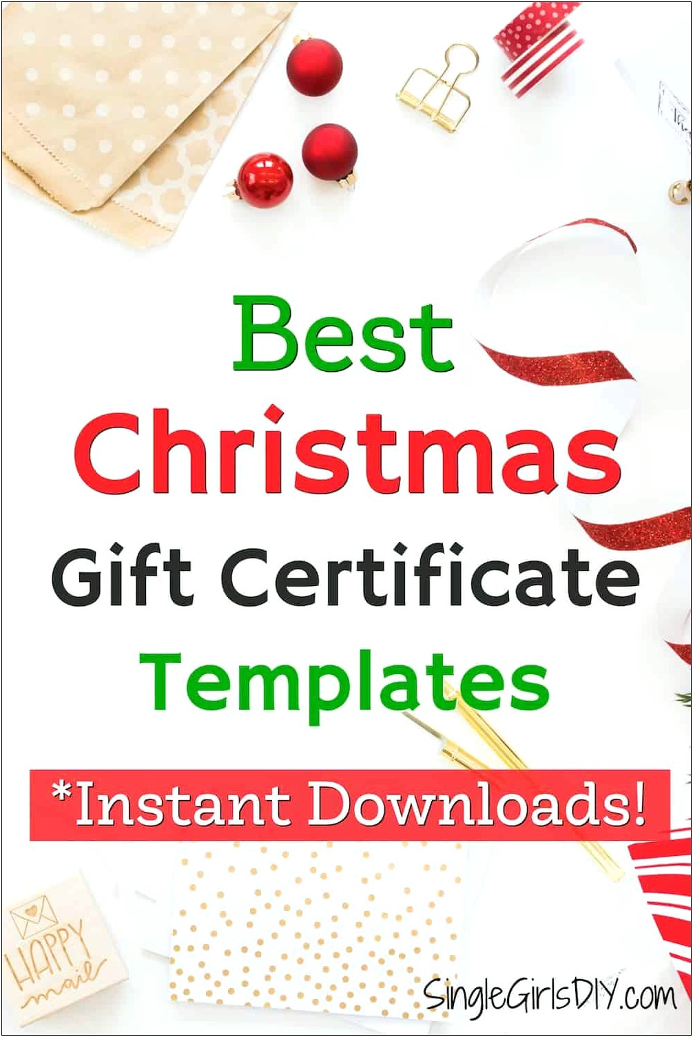Christmas Gift Certificate Template Free Uk