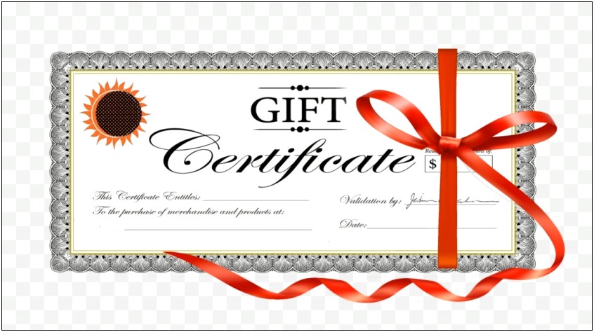 Christmas Gift Voucher Template Word Free Download