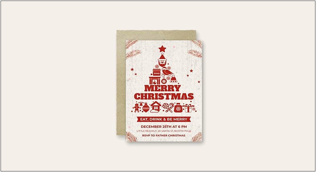 Christmas Invitation Templates For Word Free
