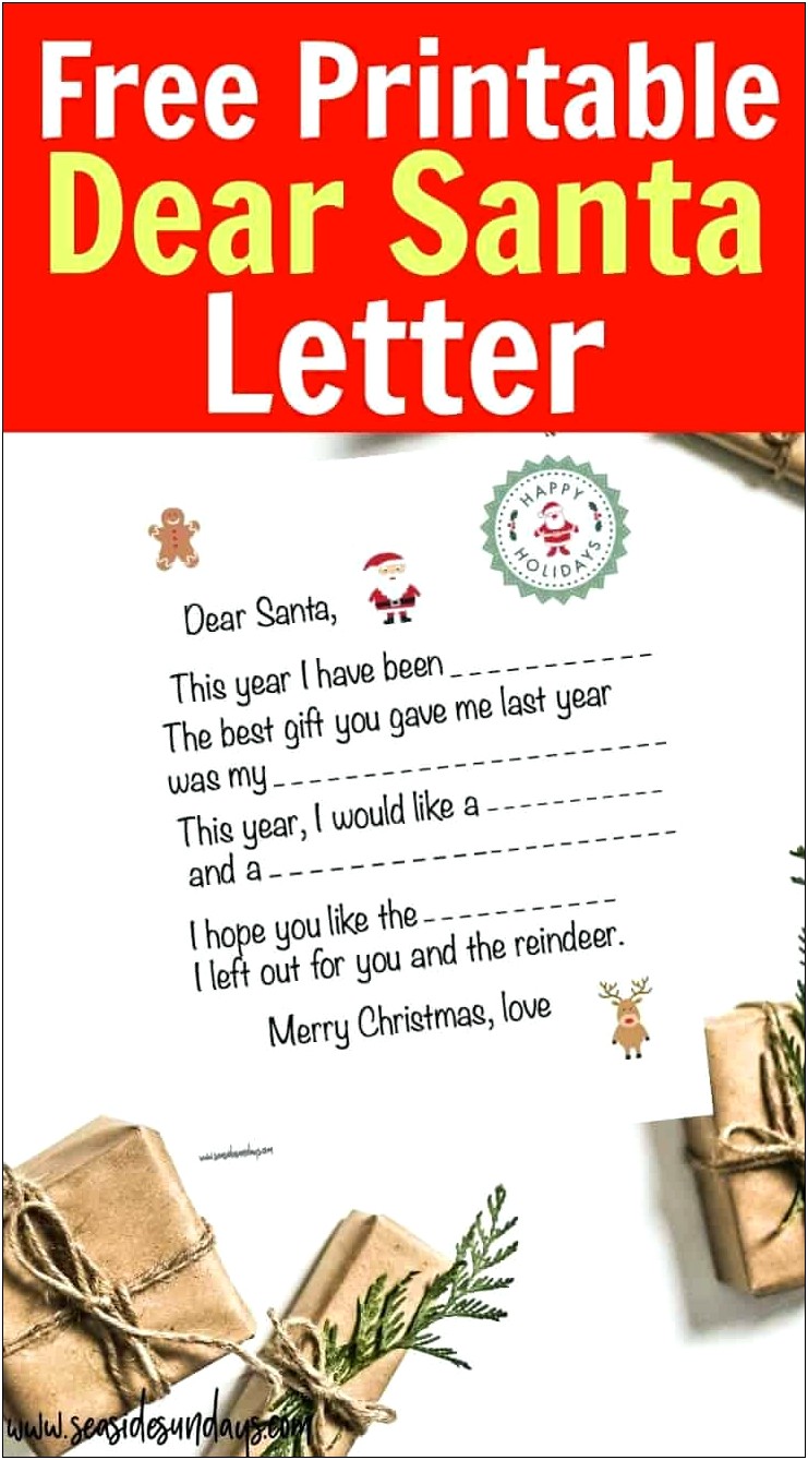 Christmas Letter Year In Review Template Free