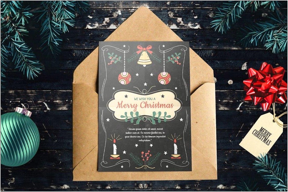 Christmas Paper Card After Effects Template Free Download