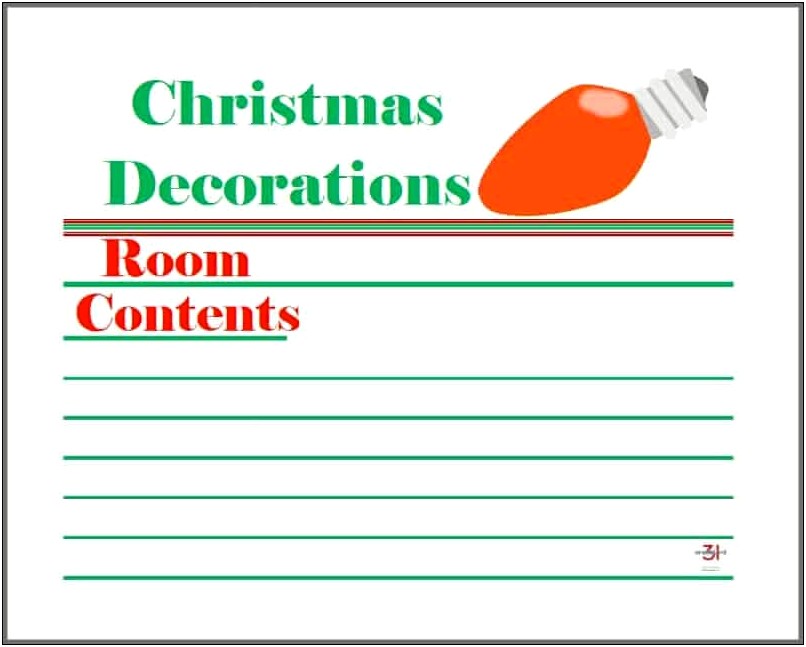 Christmas Storage Labels Free To Printable Templates