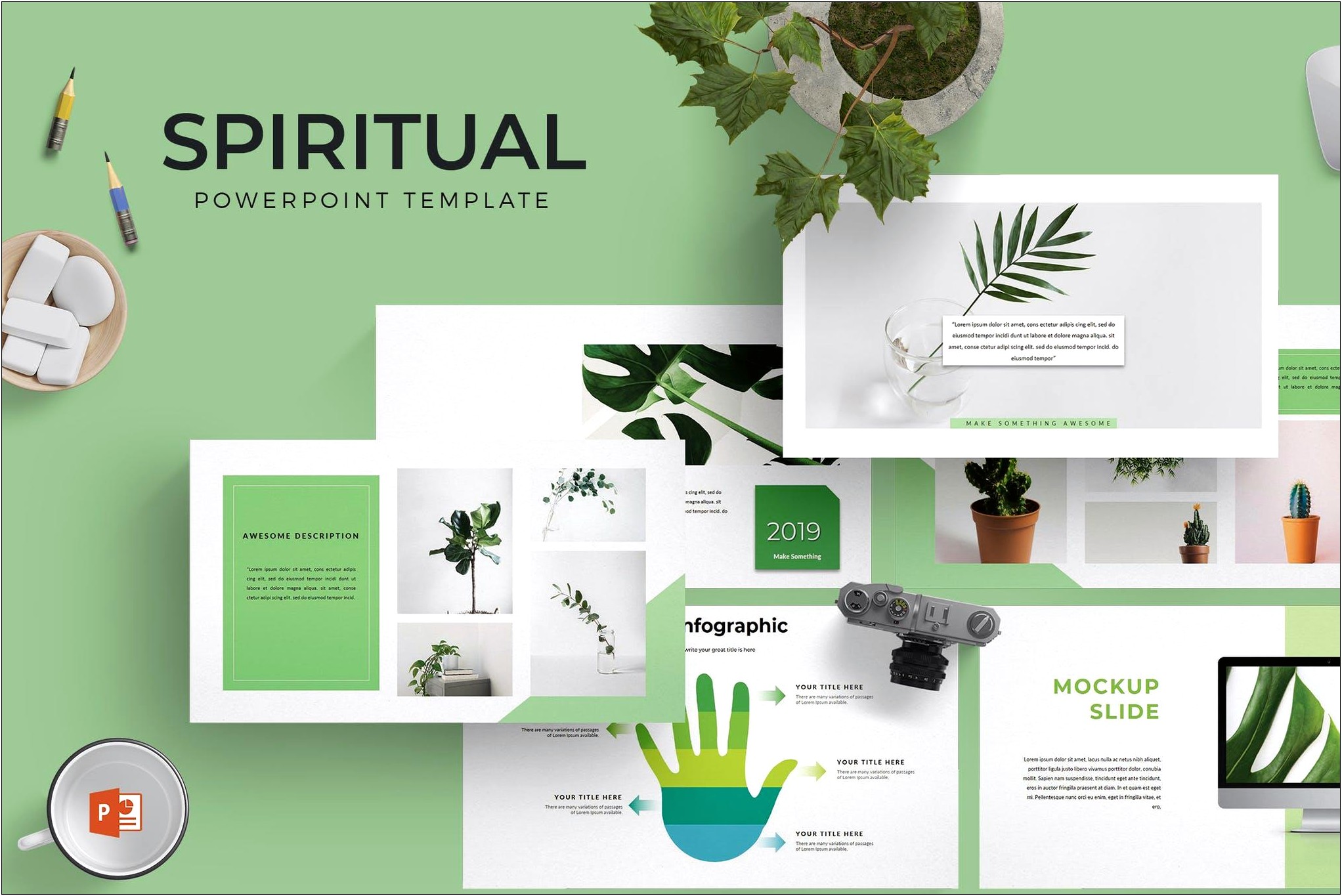 Church Service Ppt Wide Template Free