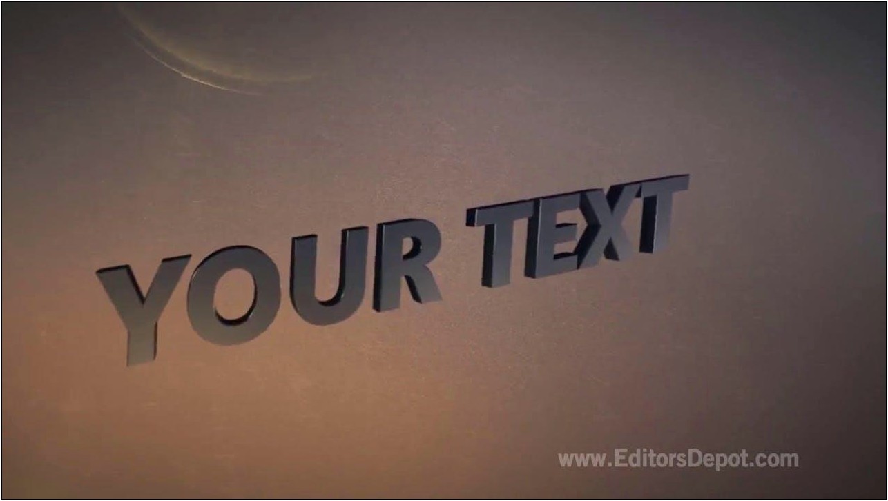 Cinema 4d Text Templates Free Download