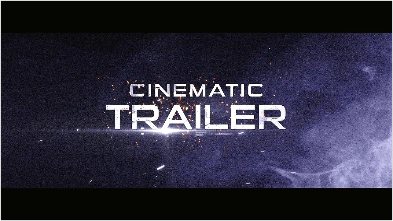 Cinematic Text After Effects Template Free