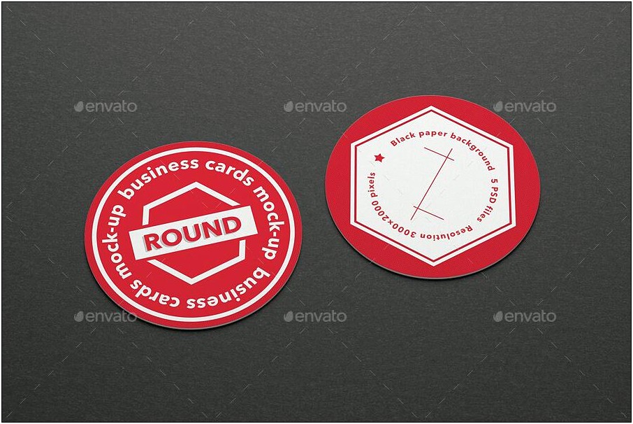 Circle Business Card Template Free Download