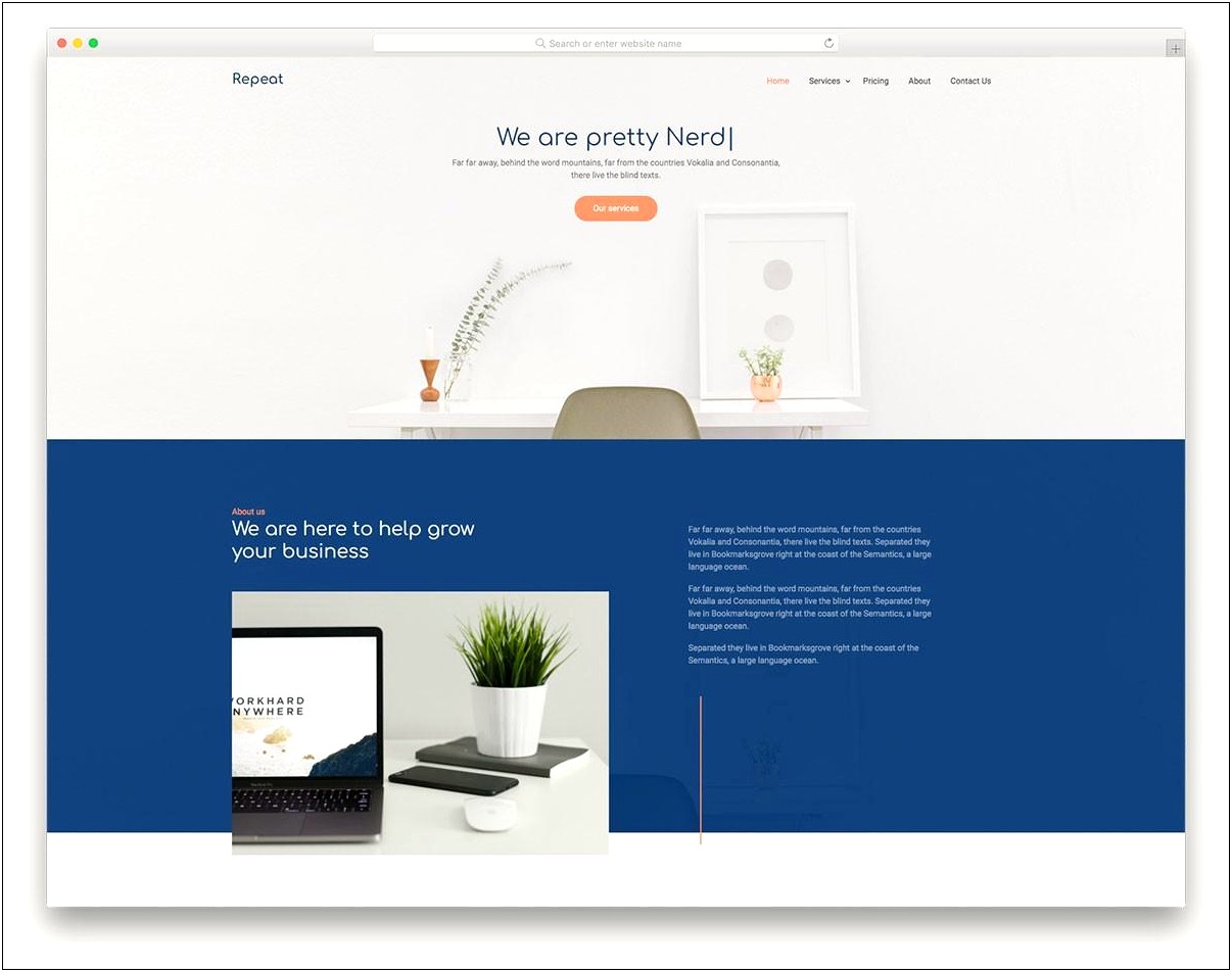 Client Side Template Free Download For Plants
