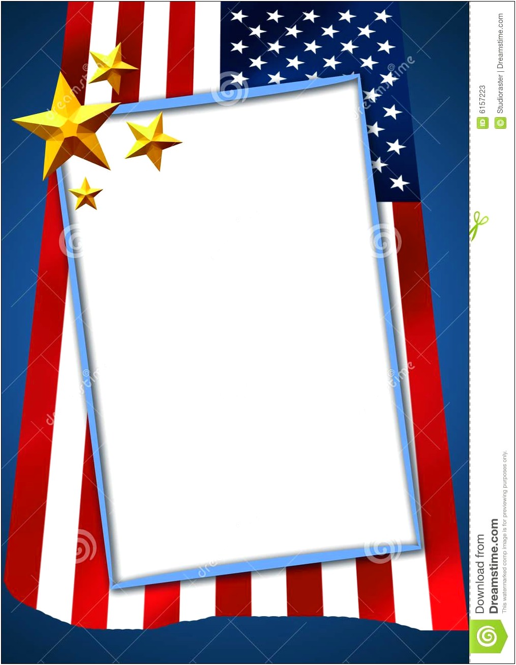 Closed 4th Of July Template Free