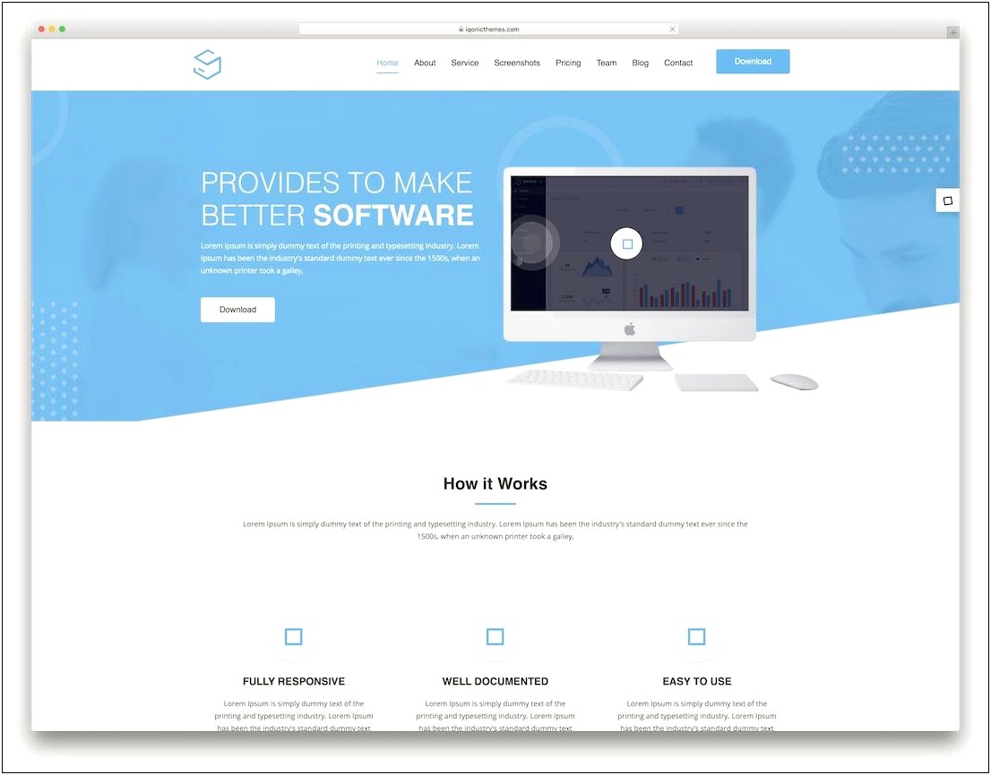 Cloudhub Hosting And Technology Html Template Free Download