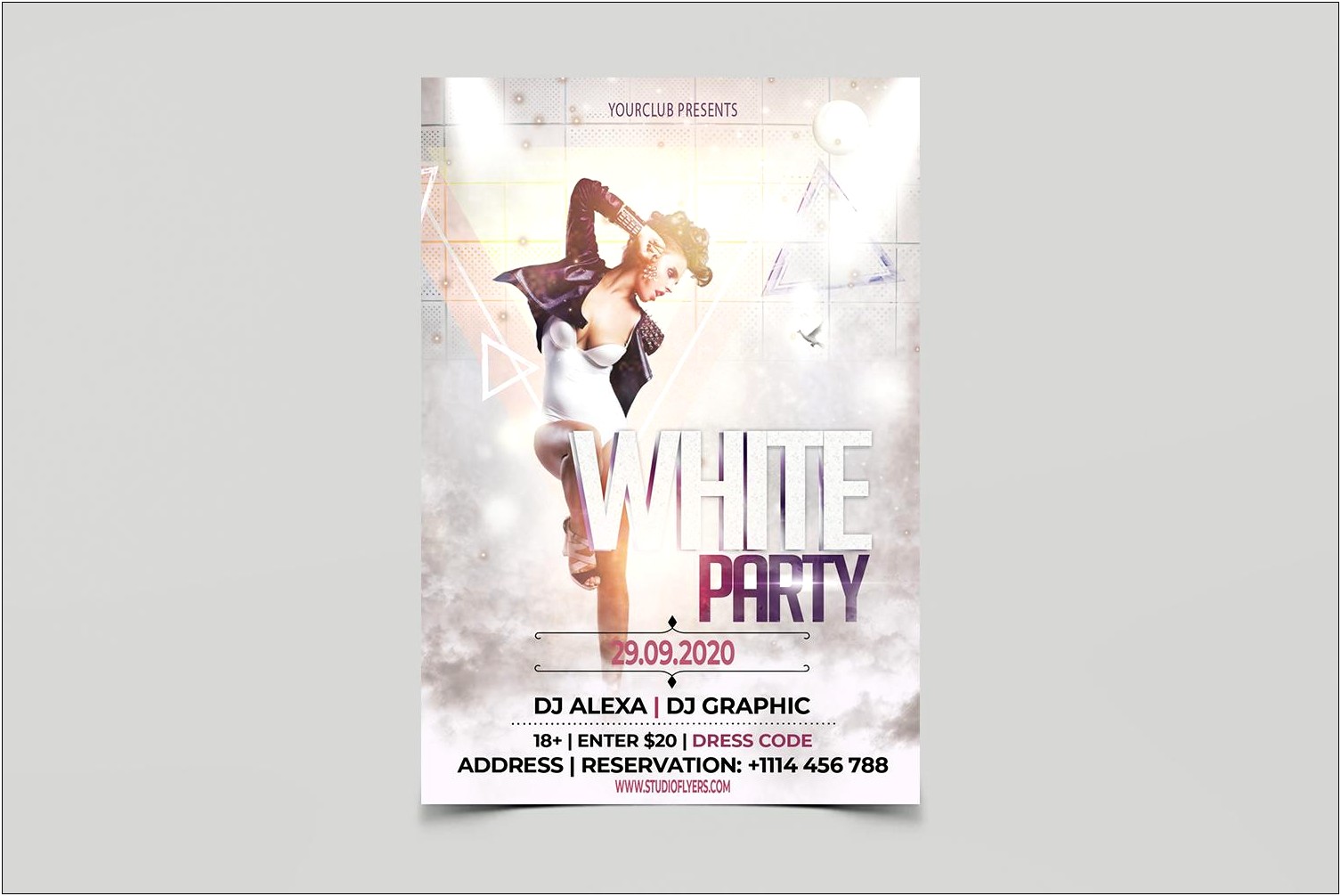 Club And Party Free Flyer Psd Template
