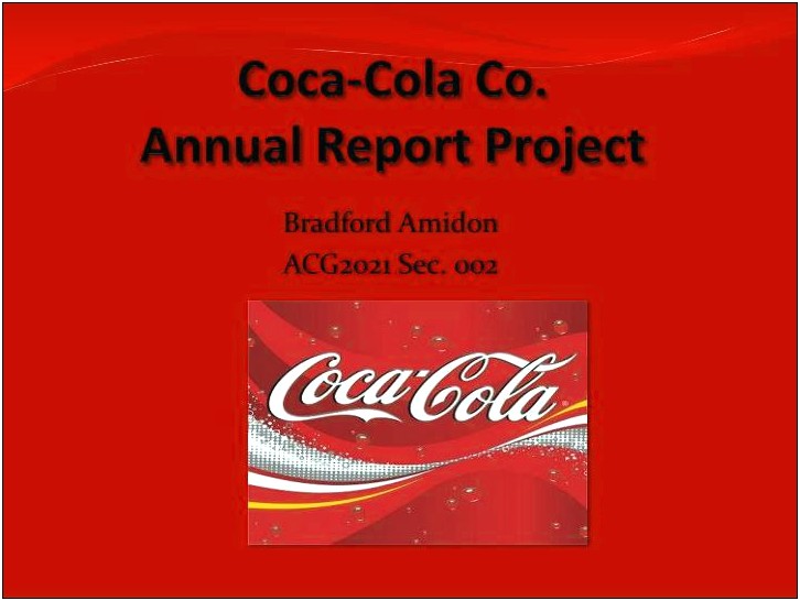 Coca Cola Powerpoint Templates Free Download
