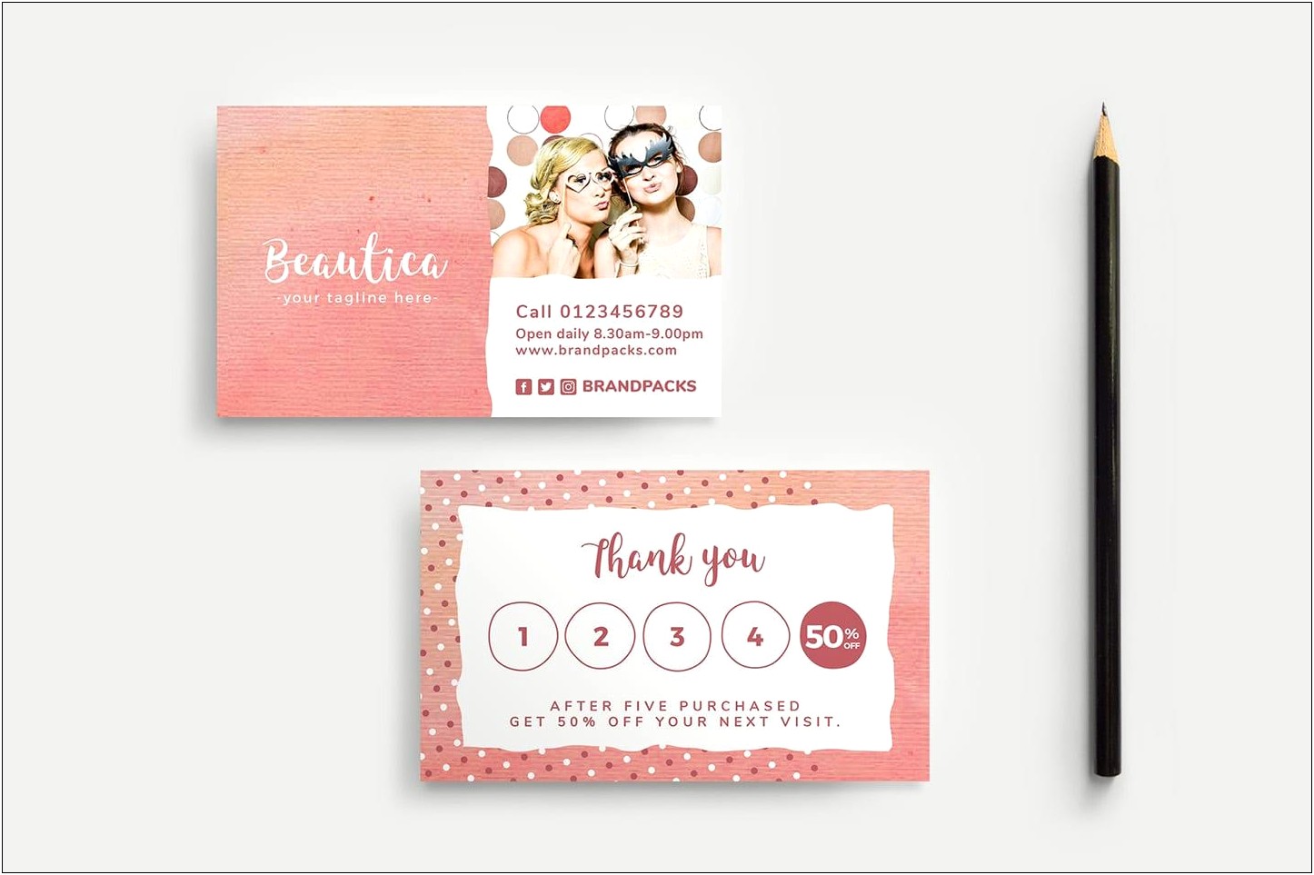 Coffee Loyalty Card Template Free Download