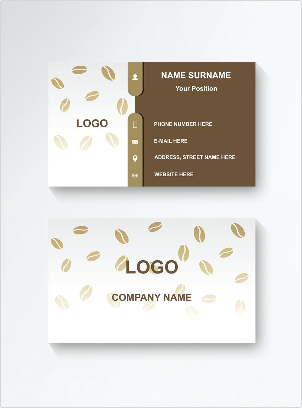Coffee Shop Business Card Templates Free