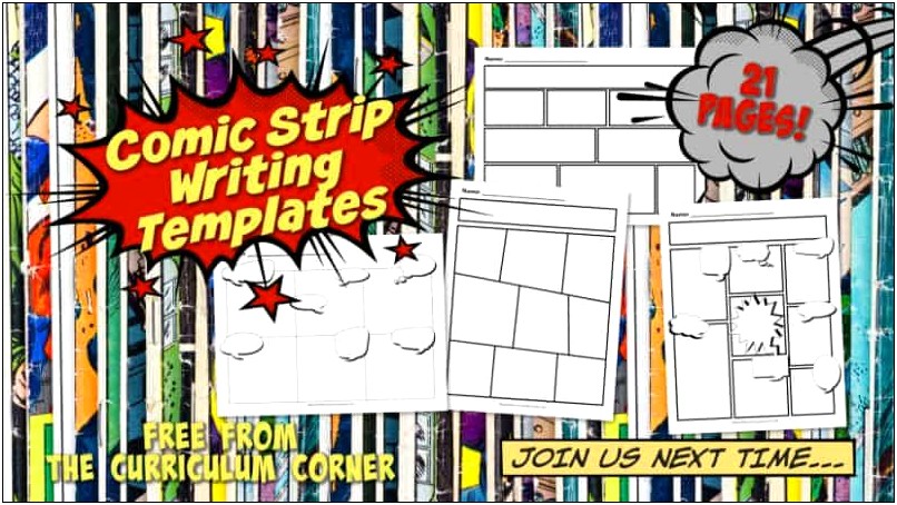 Comic Strip Powerpoint Template Free Download