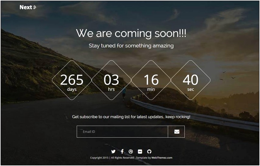 Coming Soon Page Template Download Free